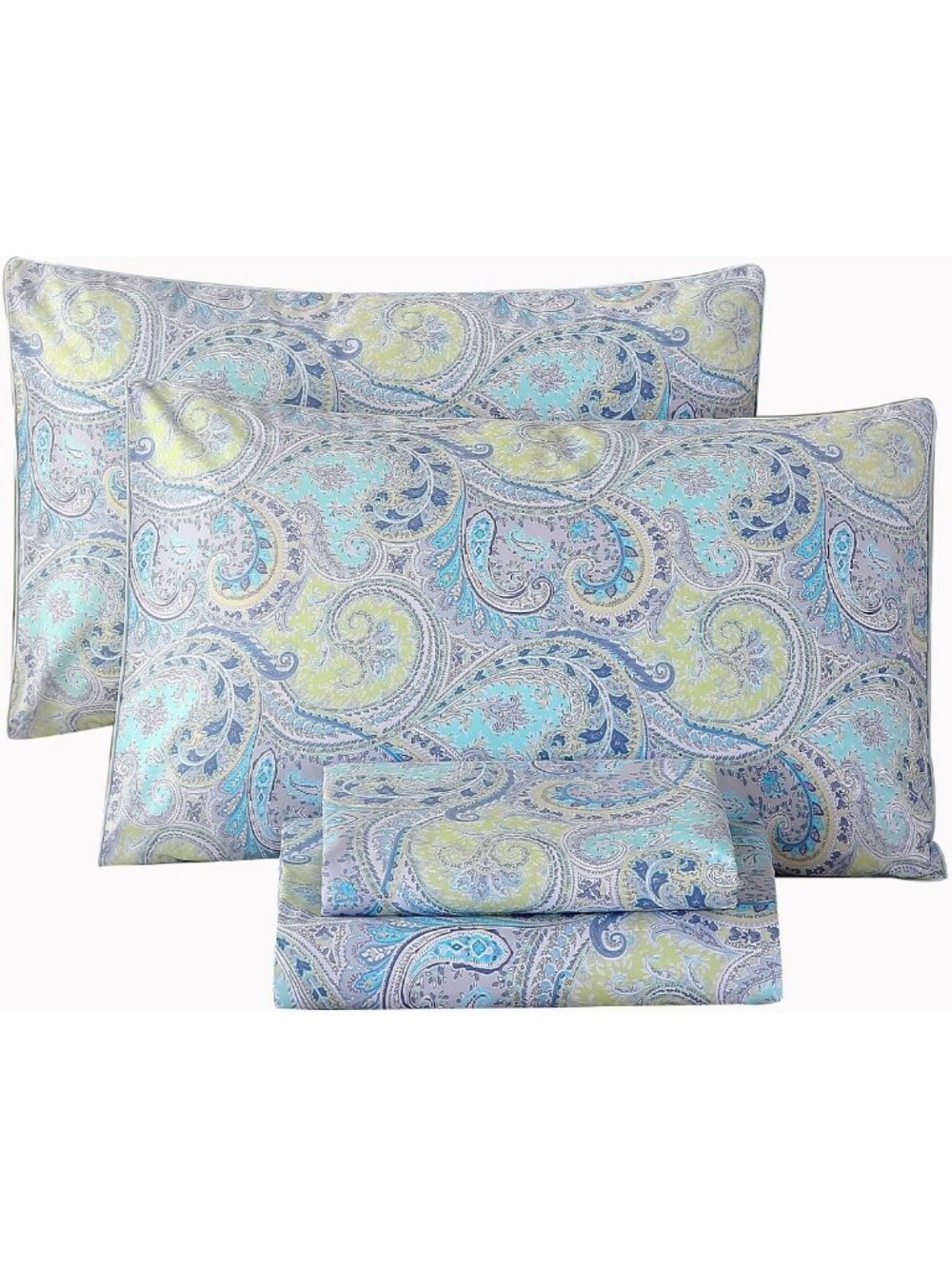 Floral Print King Size Cotton Sheet Set - Soft, Breathable, Deep Pocket Bedding